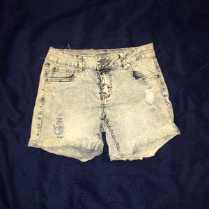 Denim shorts